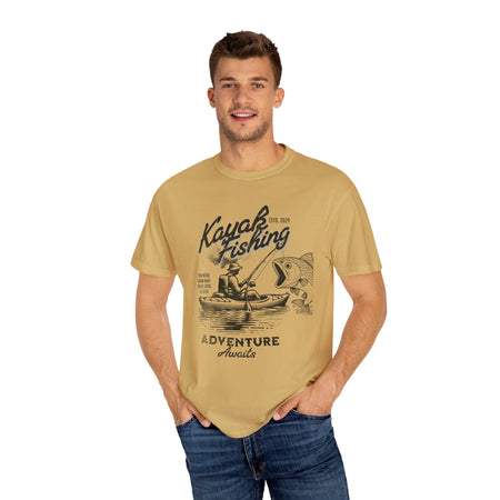 Kayak Fishing Adventure Unisex T-Shirt - Perfect for Outdoor Enthusiasts - Get Tight Gear