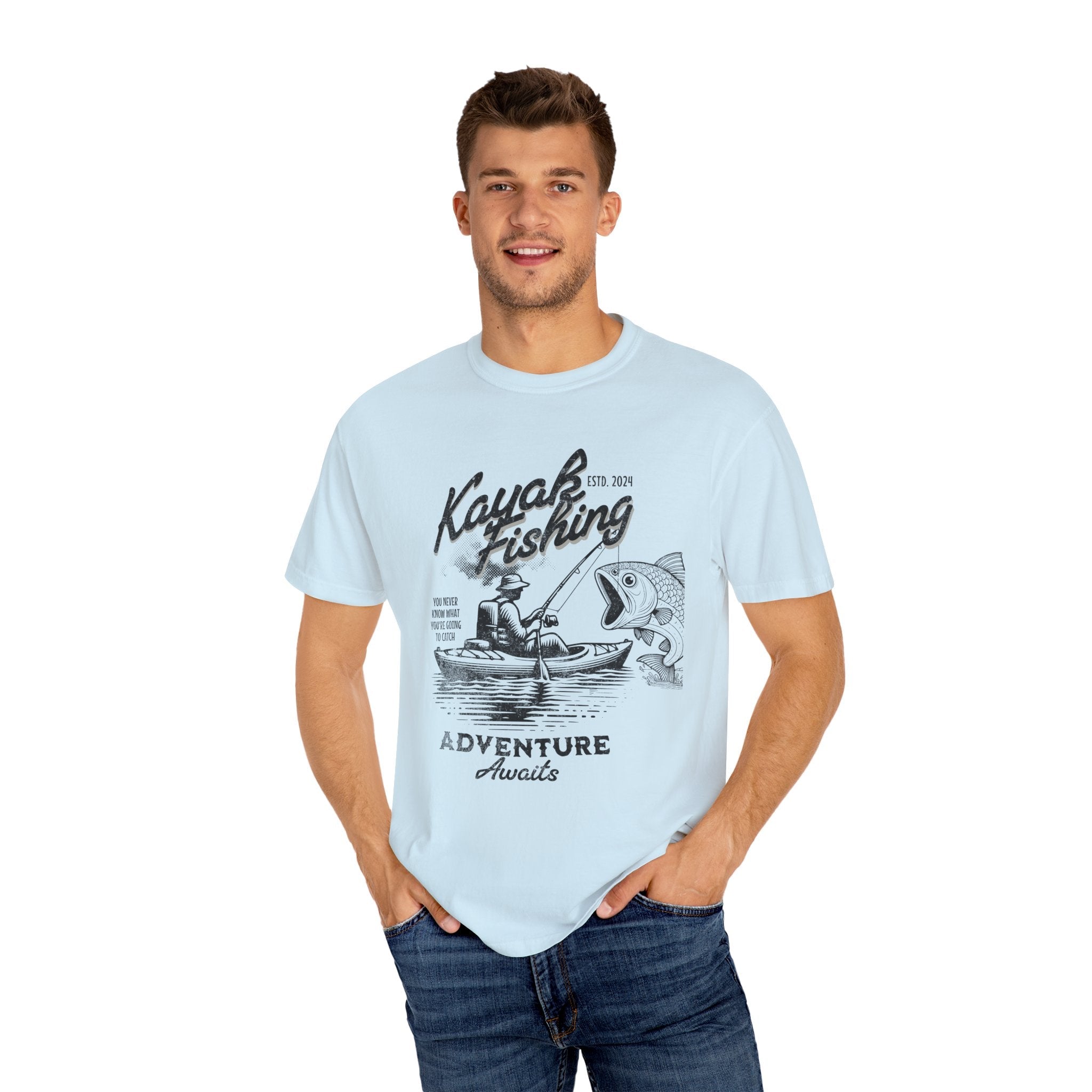 Kayak Fishing Adventure Unisex T-Shirt - Perfect for Outdoor Enthusiasts - Get Tight Gear