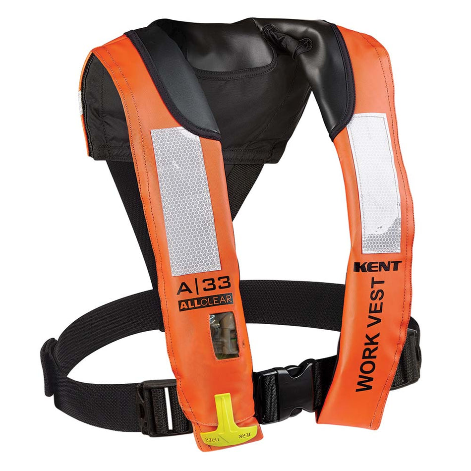 Kent A - 33 All Clear Auto Inflatable Work Vest - Get Tight Gear
