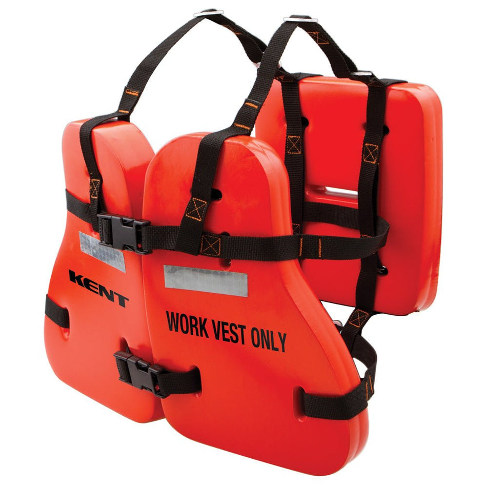 Kent Type V Vinyl Dip Work Vest - Oversized - Fits Chest Size 42 - 68 - Get Tight Gear