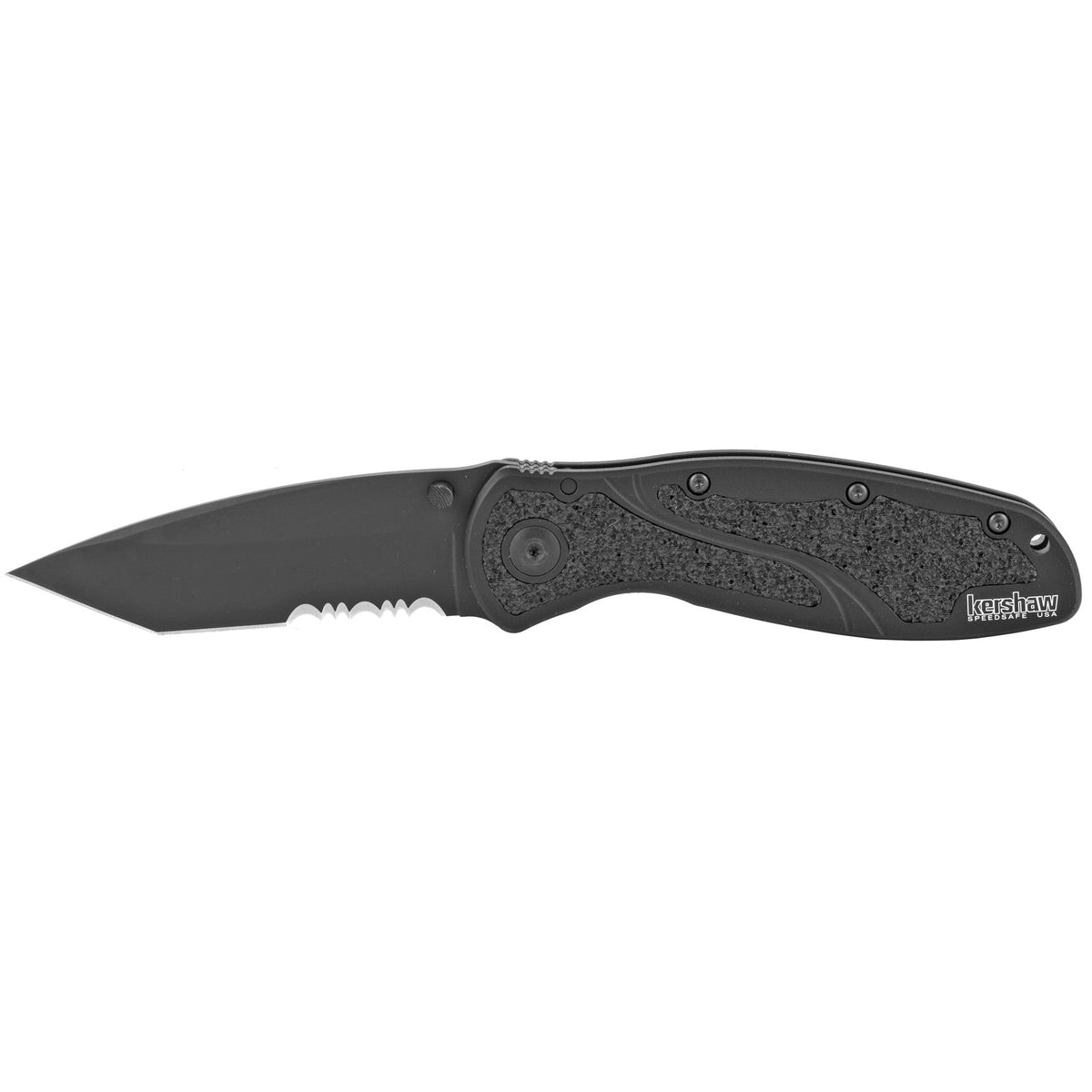 KERSHAW BLUR TANTO 3.4 BLK/BLK SERR - Get Tight Gear