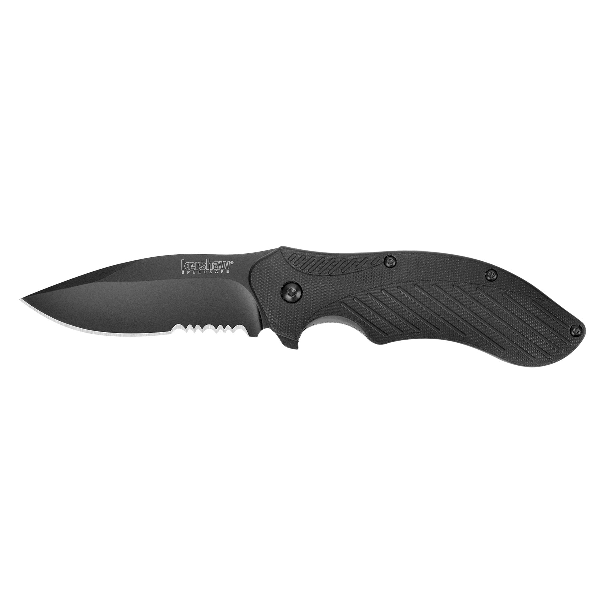 KERSHAW CLASH 3.1 BLK SERRATED - Get Tight Gear
