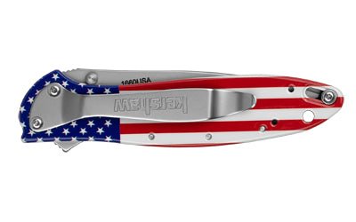 KERSHAW LEEK 3 USA FLAG/SLV - Get Tight Gear