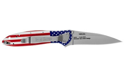KERSHAW LEEK 3 USA FLAG/SLV - Get Tight Gear