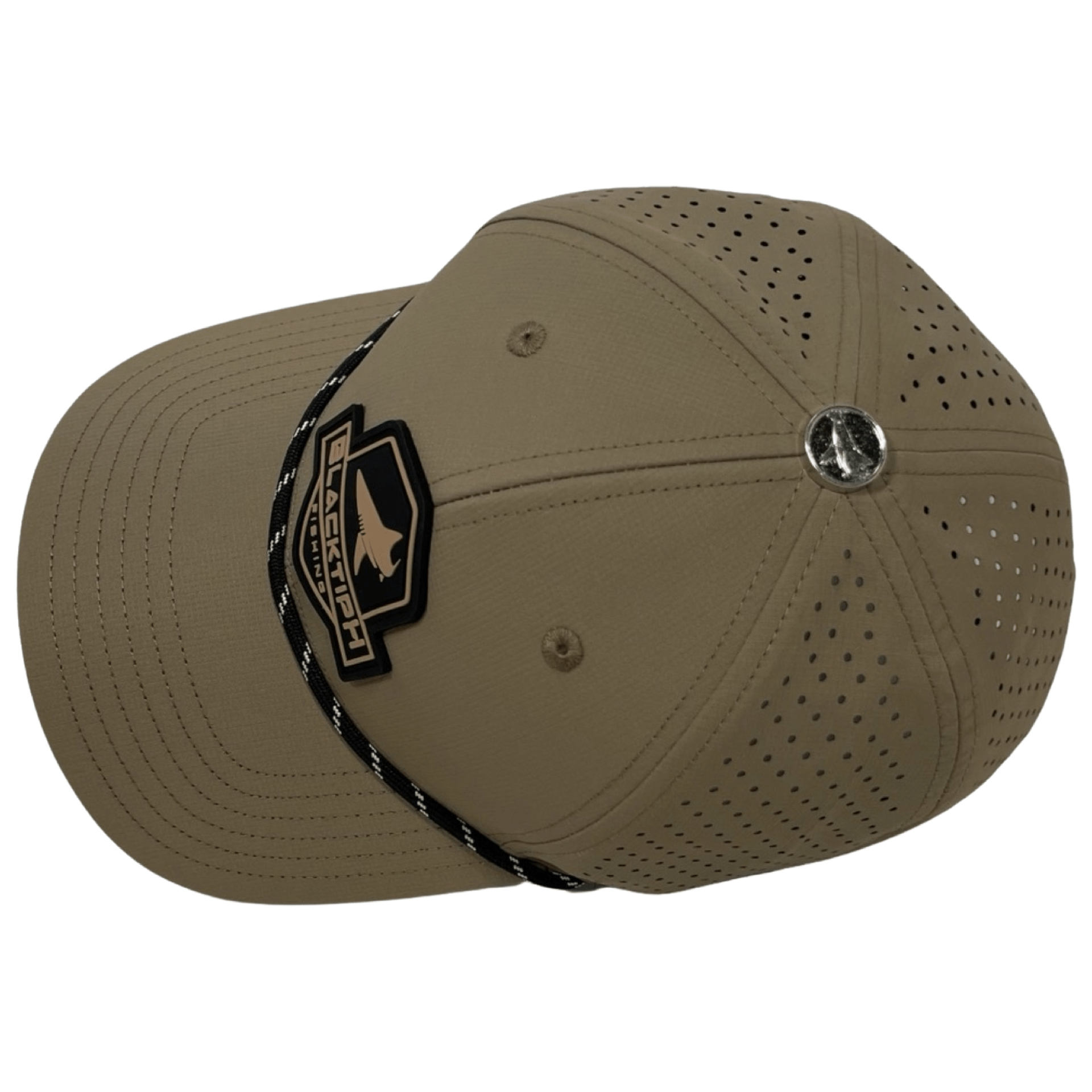 Khaki PVC Performance Snapback Hat - Get Tight Gear
