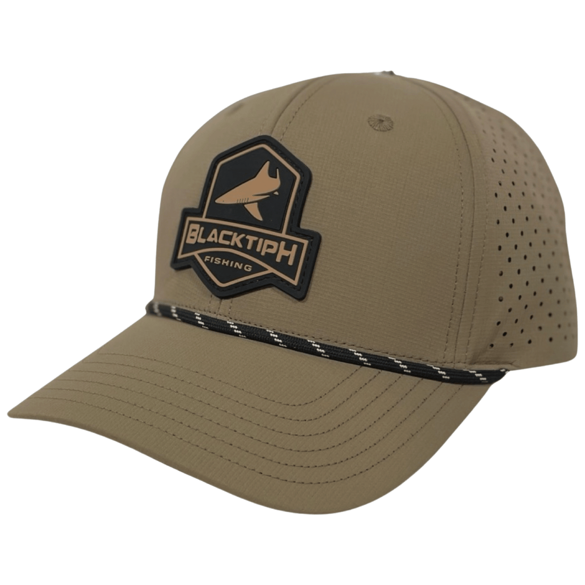Khaki PVC Performance Snapback Hat - Get Tight Gear