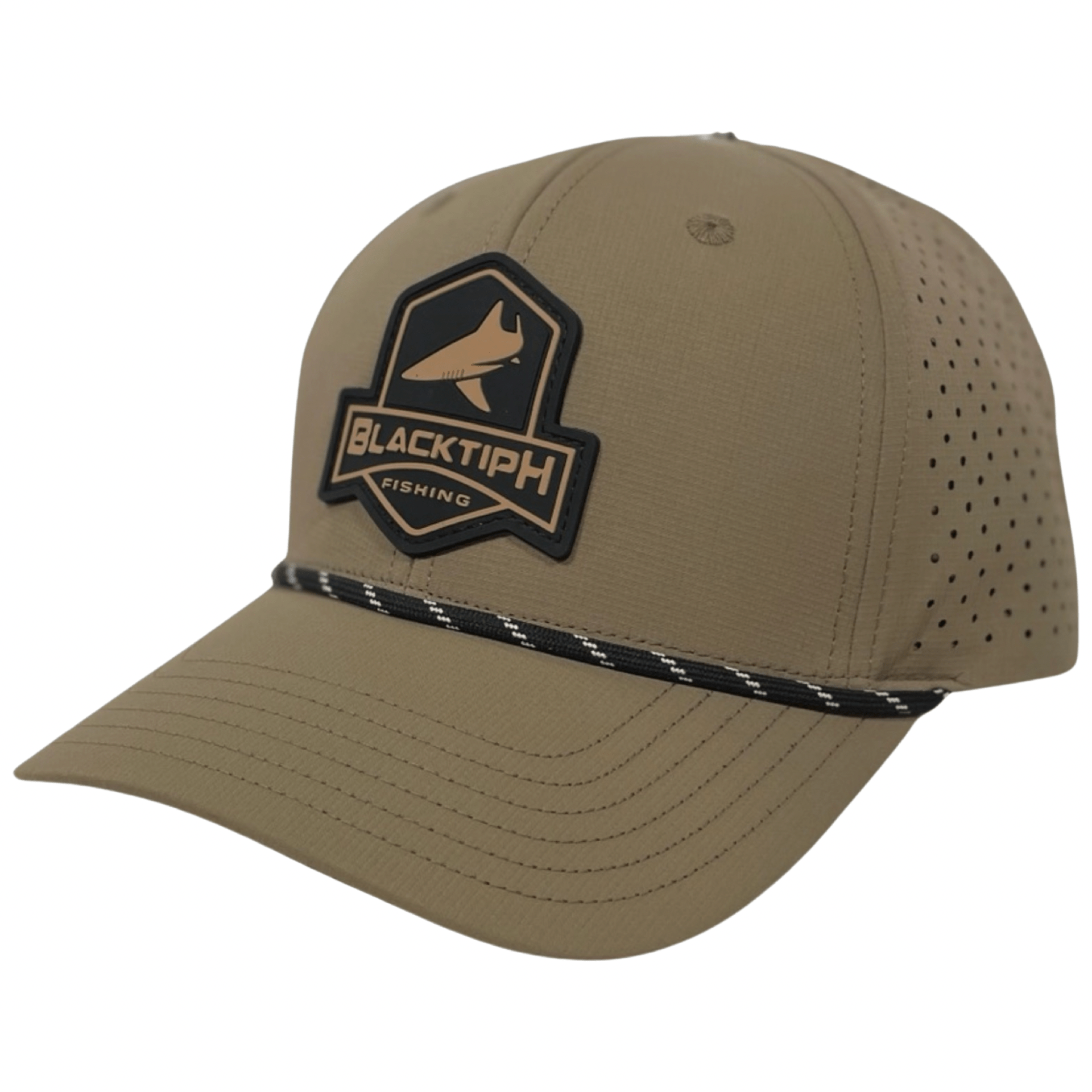 Khaki PVC Performance Snapback Hat - Get Tight Gear