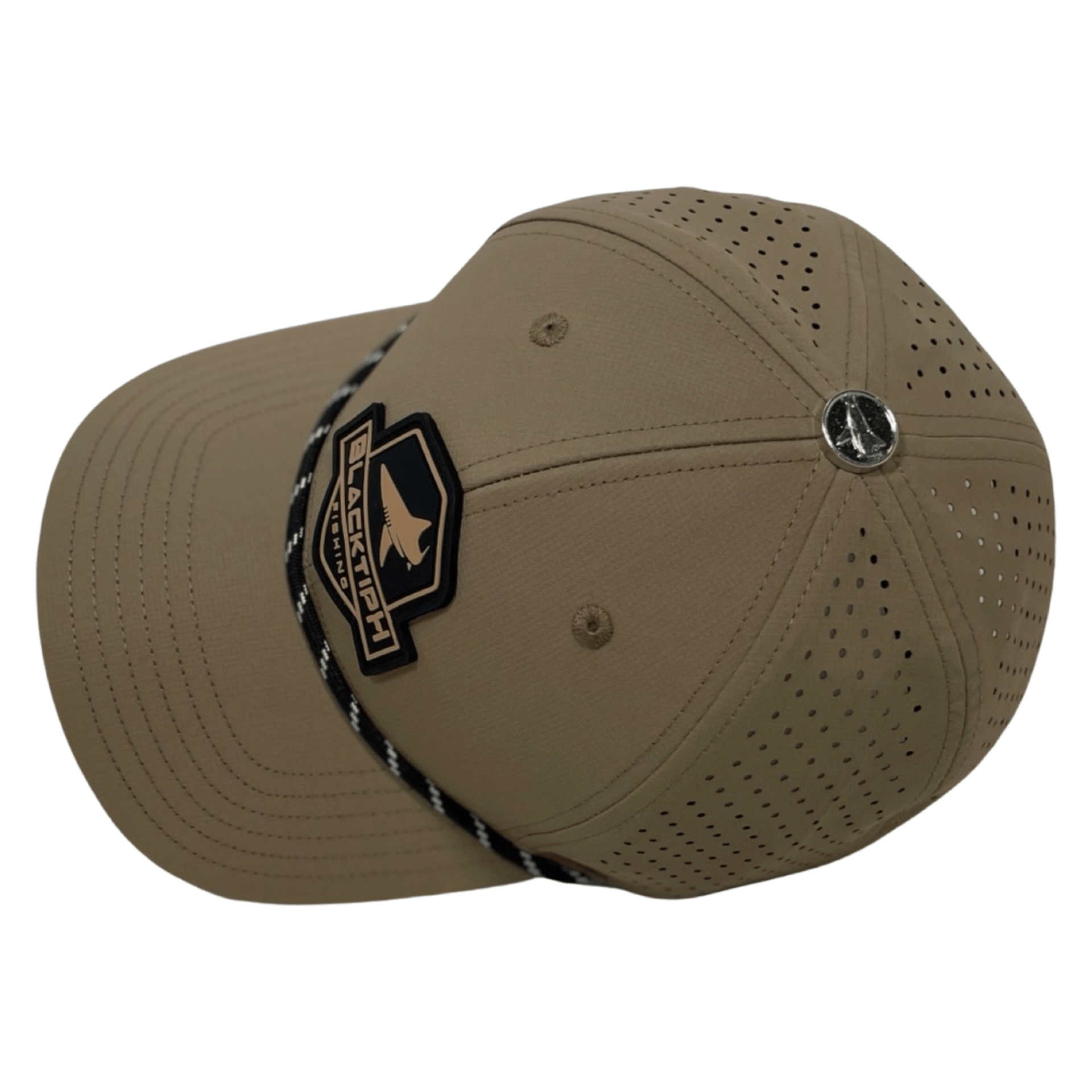 Khaki PVC Performance Snapback Hat - Get Tight Gear