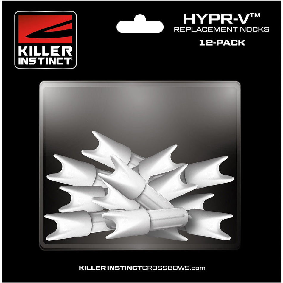 Killer Instinct Hypr - V Nocks White 12 pk. - Get Tight Gear