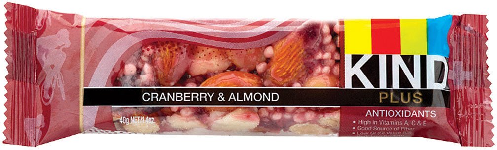 Kind+ Cranberry Almond Bar - Get Tight Gear