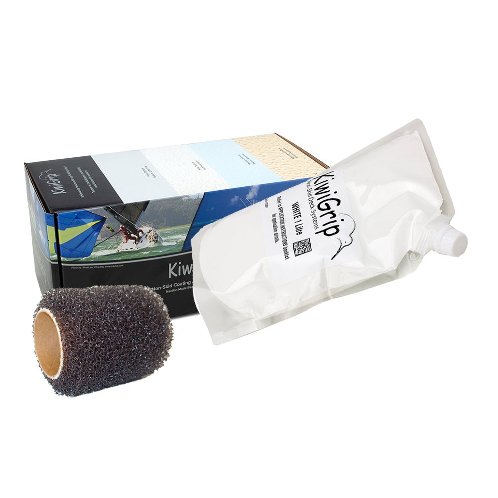 KiwiGrip 1 Liter Pouch - White w/4" Roller - Get Tight Gear