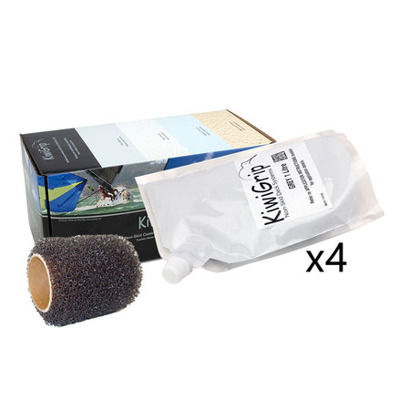 KiwiGrip 4 - 1 Liter Pouches - Grey w/4" Roller - Get Tight Gear