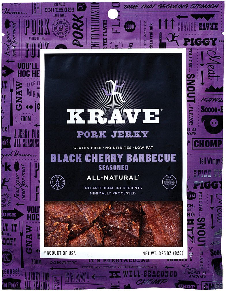 Krave Jerky Blk Chry Bbq PO Rk - Get Tight Gear