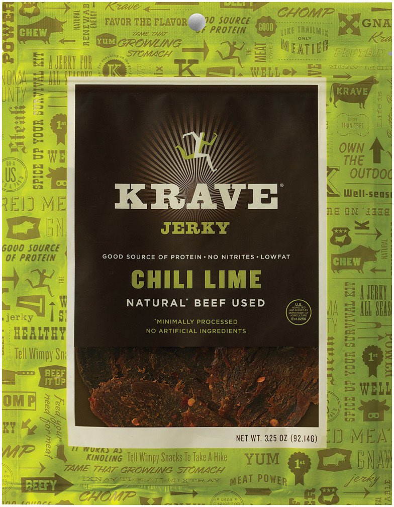 Krave Jerky Chil Lime Beef - Get Tight Gear