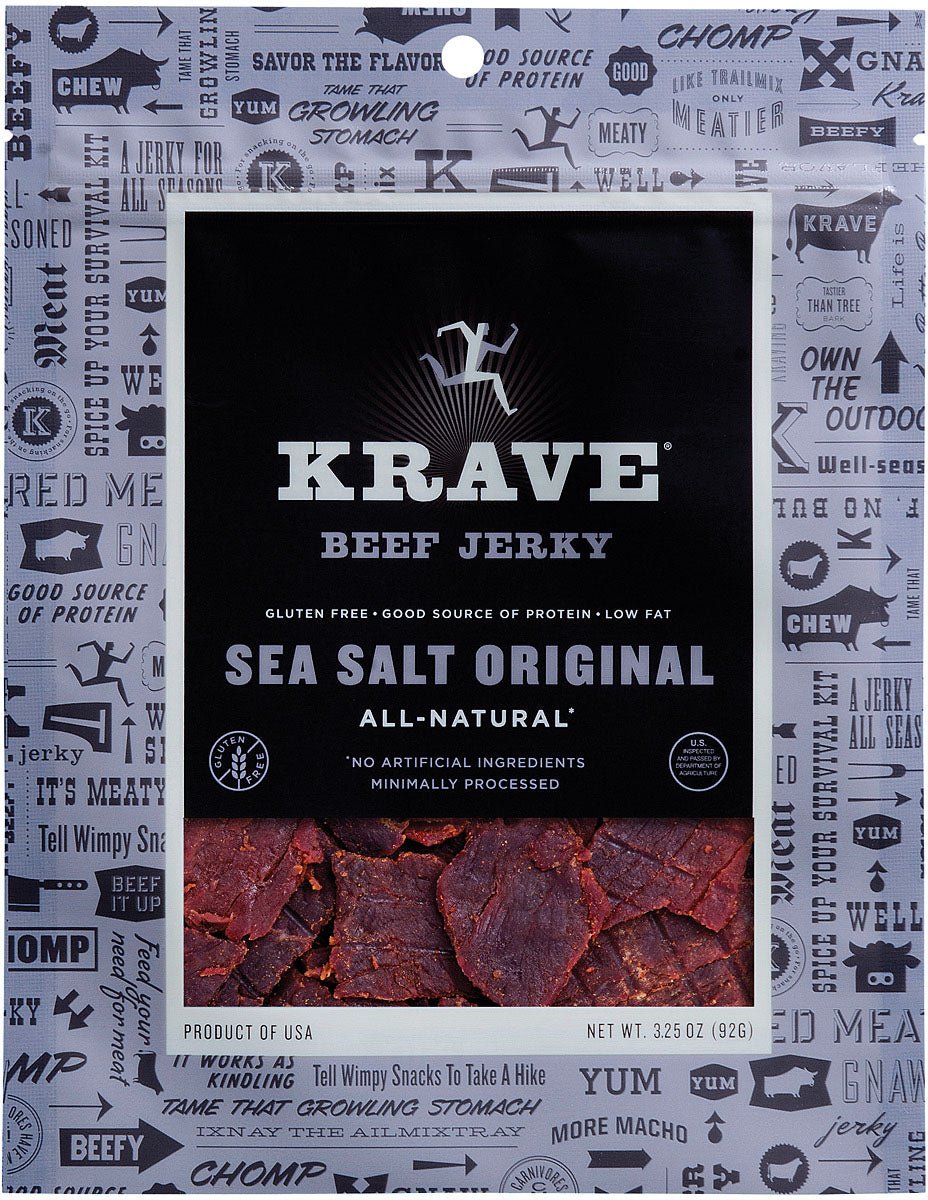 Krave Jerky Sea Salt Original - Get Tight Gear