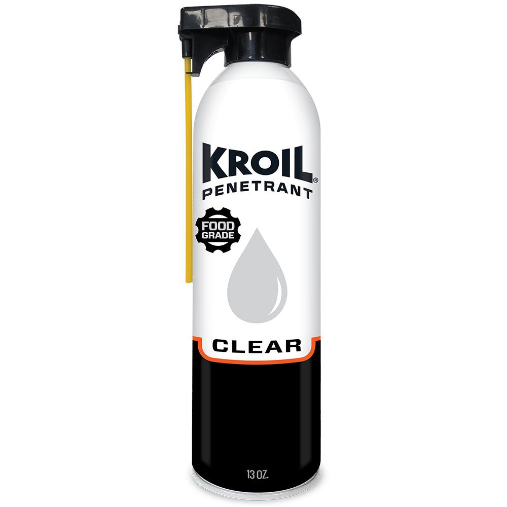 Kroil Clear Food Grade Penetrating Oil - Aerosol - 13oz Can w/SprayTech - Get Tight Gear