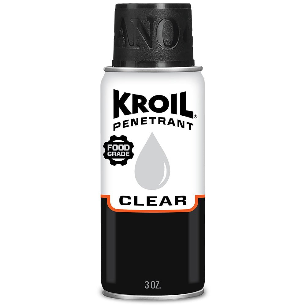 Kroil Clear Food Grade Penetrating Oil - Aerosol - 3oz Can - Get Tight Gear
