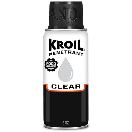 Kroil Clear Food Grade Penetrating Oil - Aerosol - 3oz Can - Get Tight Gear