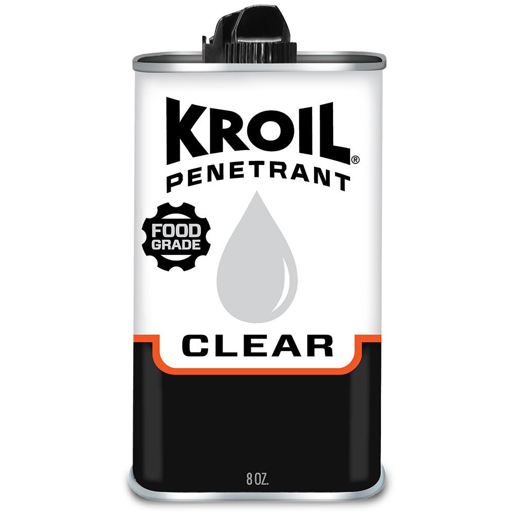Kroil Clear Food Grade Penetrating Oil - Drip - 8oz Can - Get Tight Gear
