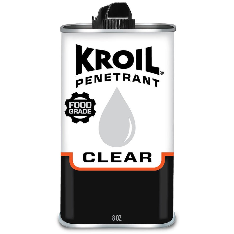 Kroil Clear Food Grade Penetrating Oil - Drip - 8oz Can - Get Tight Gear
