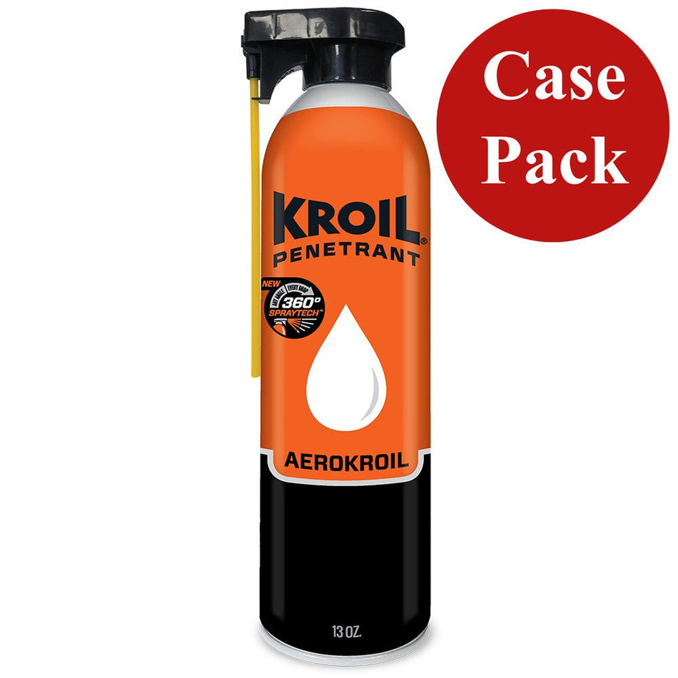 Kroil Original Penetrant - Aerosol - 13oz Can - Aerokroil Formula w/SprayTech *Case of 12 - Get Tight Gear