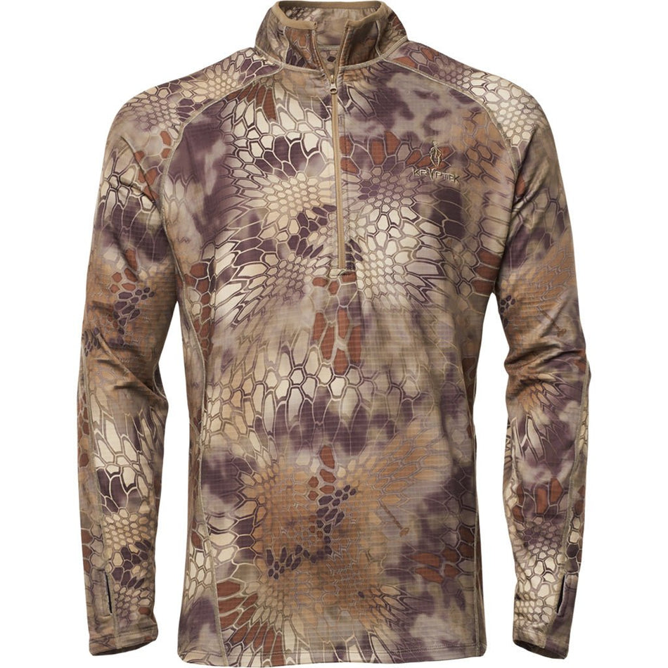 Kryptek Cronos 1/2 Zip Fleece Highlander 2X - Large - Get Tight Gear