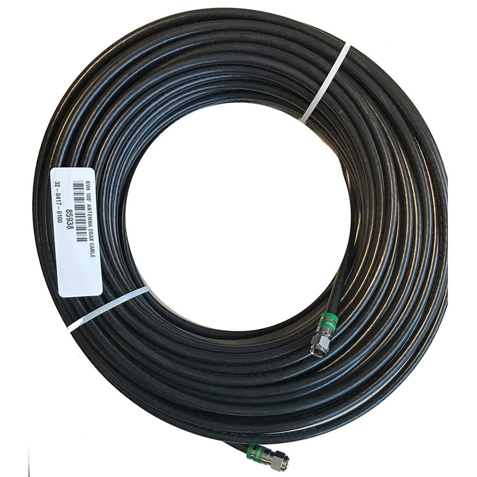 KVH 50' RG - 6 Coax Cable TV1, TV3, TV5, TV6 & UHD7 f/Connector Ends - Get Tight Gear