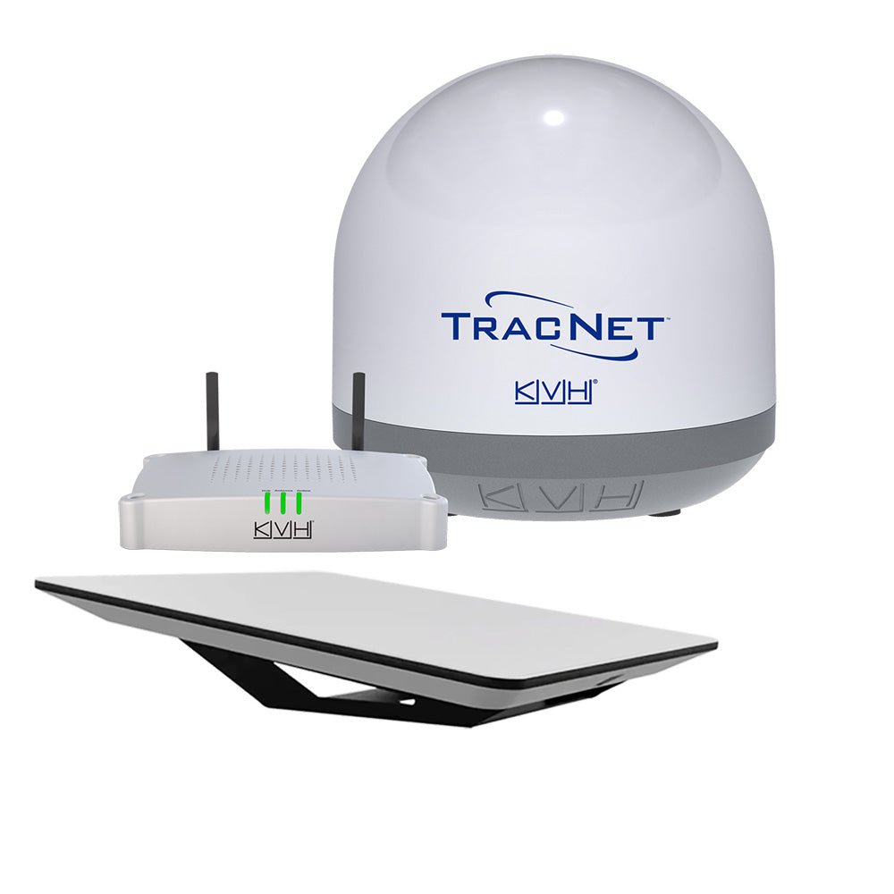 KVH HP Starlink Flat Panel Terminal Kit w/o Router & Ethernet Adapter w/TracNet Coastal Pro 5G/WiFi Compact Terminal - Get Tight Gear