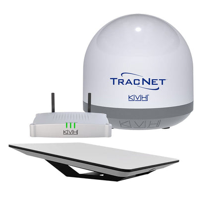 KVH HP Starlink Flat Panel Terminal Kit w/o Router & Ethernet Adapter w/TracNet Coastal Pro 5G/WiFi Compact Terminal - Get Tight Gear
