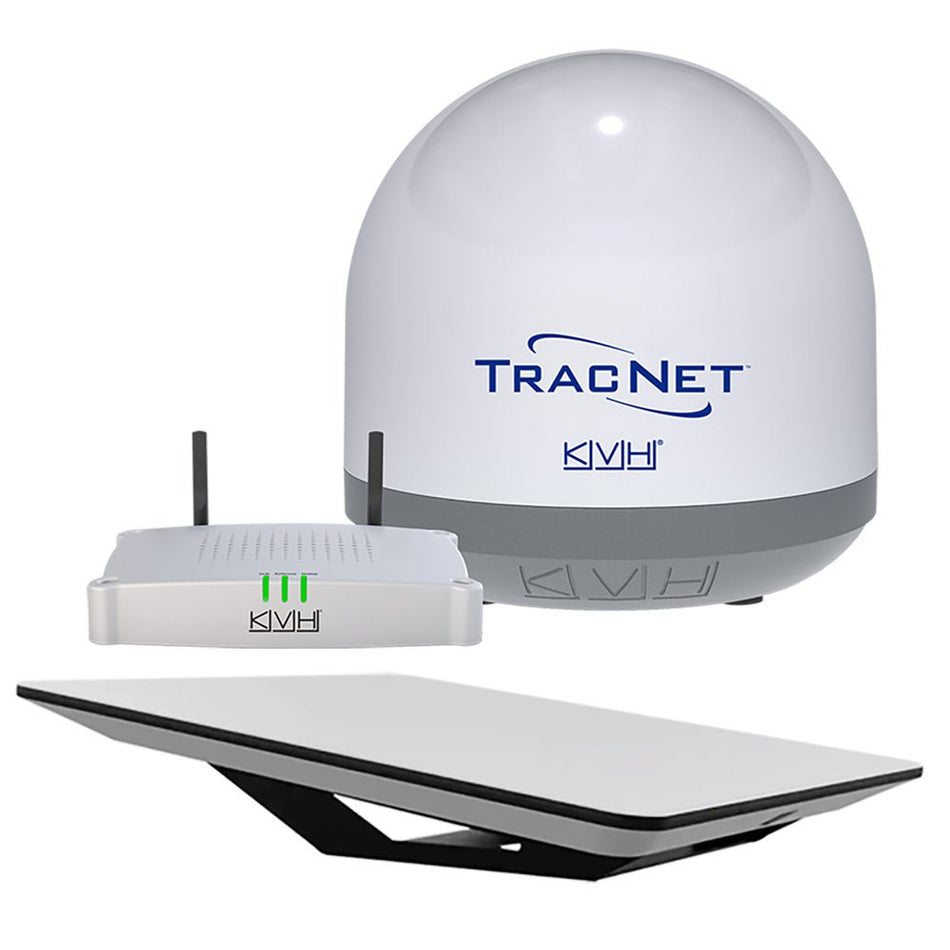 KVH HP Starlink Flat Panel Terminal Kit w/TracNet Coastal Pro 5G/WiFi Compact Terminal w/TracNet Hub - Get Tight Gear