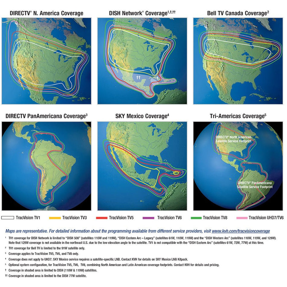 KVH TracVision TV6 - DirecTV Latin America Configuration - Get Tight Gear