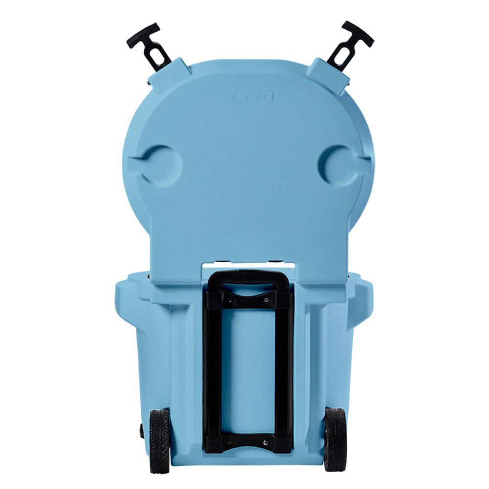 LAKA Coolers 30 Qt Cooler w/Telescoping Handle & Wheels - Blue - Get Tight Gear