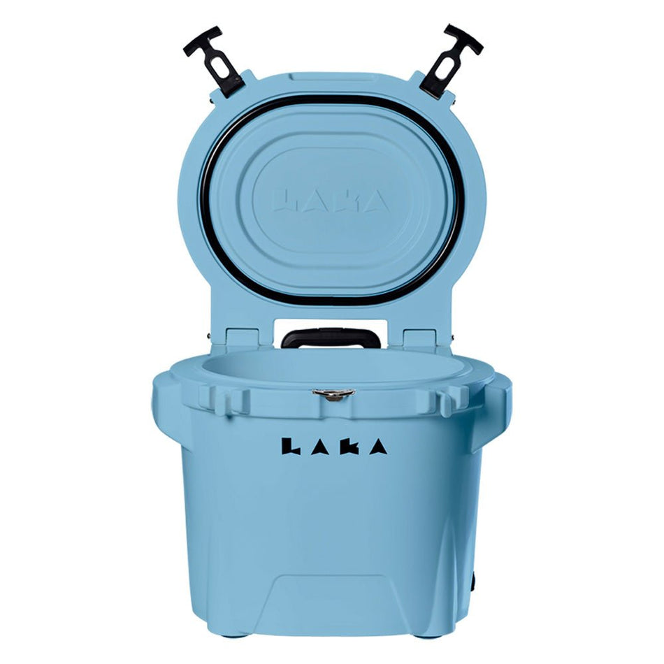 LAKA Coolers 30 Qt Cooler w/Telescoping Handle & Wheels - Blue - Get Tight Gear