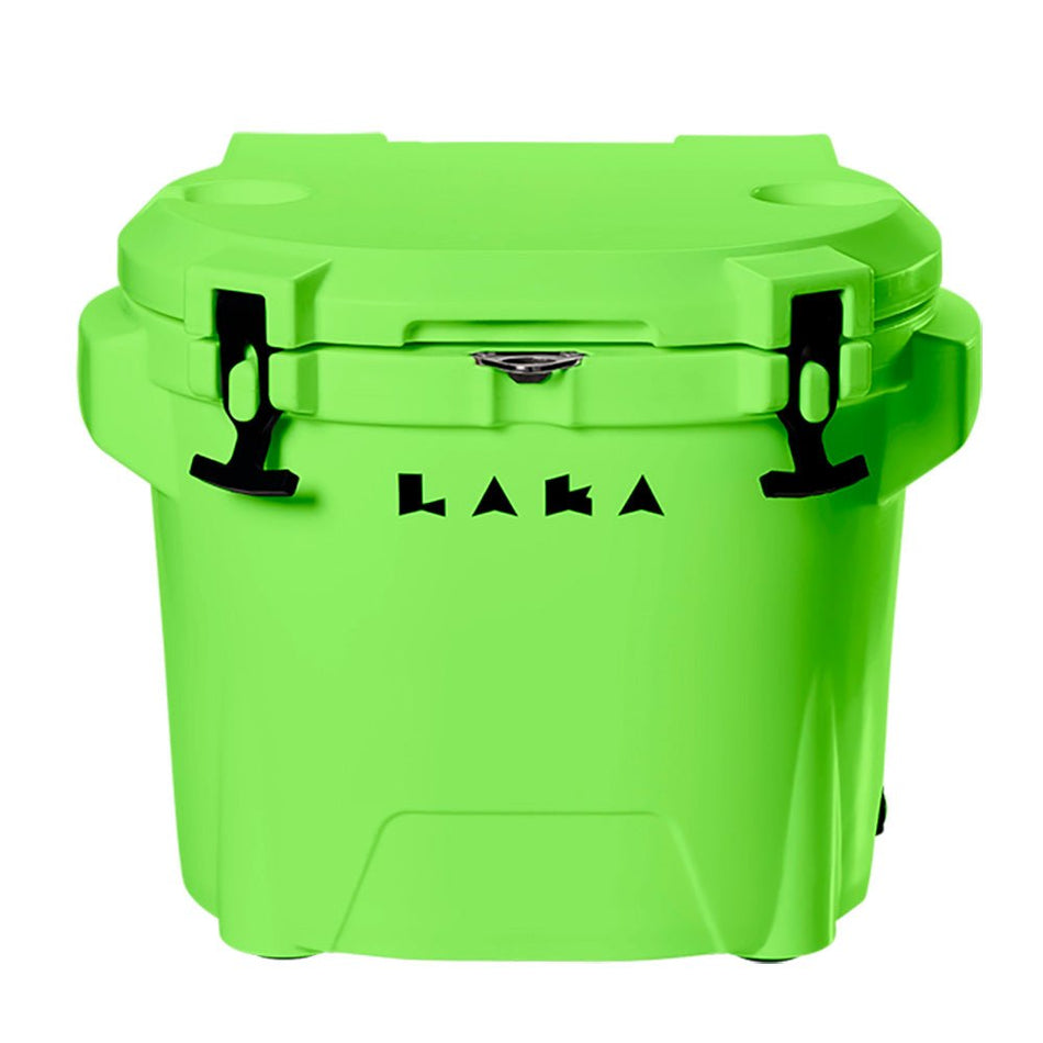 LAKA Coolers 30 Qt Cooler w/Telescoping Handle & Wheels - Lime Green - Get Tight Gear