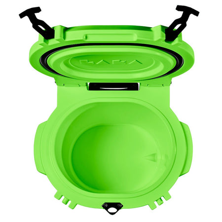 LAKA Coolers 30 Qt Cooler w/Telescoping Handle & Wheels - Lime Green - Get Tight Gear