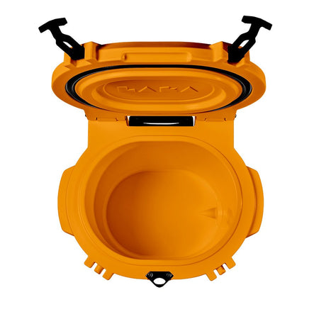 LAKA Coolers 30 Qt Cooler w/Telescoping Handle & Wheels - Orange - Get Tight Gear