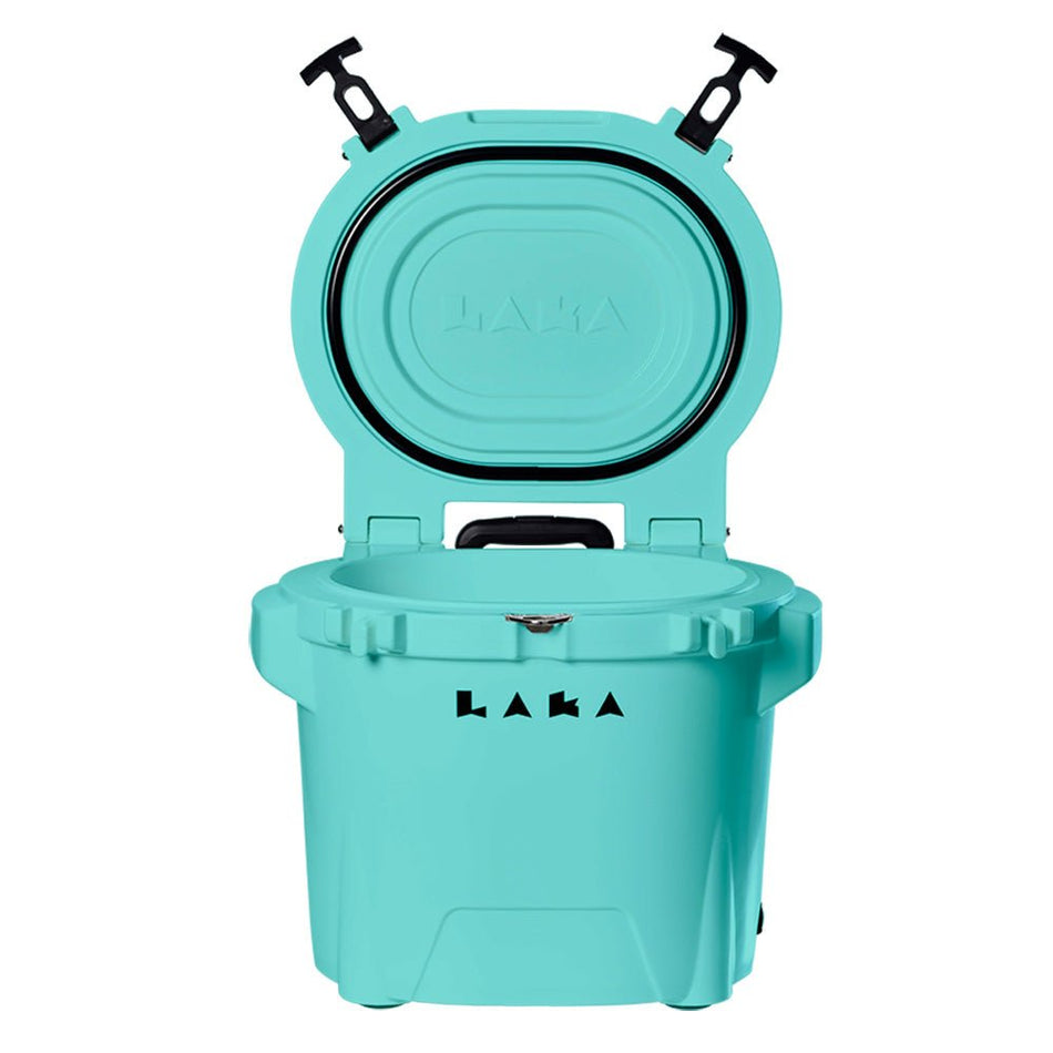 LAKA Coolers 30 Qt Cooler w/Telescoping Handle & Wheels - Seafoam - Get Tight Gear