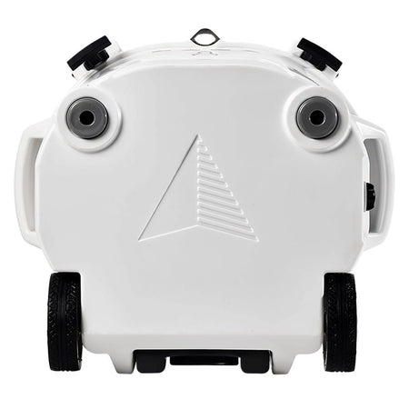 LAKA Coolers 30 Qt Cooler w/Telescoping Handle & Wheels - White - Get Tight Gear