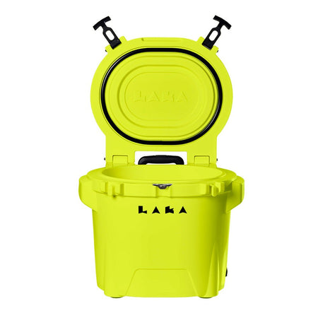 LAKA Coolers 30 Qt Cooler w/Telescoping Handle & Wheels - Yellow - Get Tight Gear