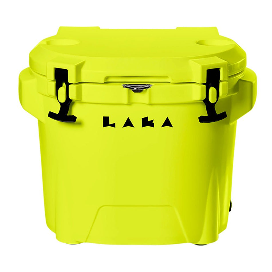 LAKA Coolers 30 Qt Cooler w/Telescoping Handle & Wheels - Yellow - Get Tight Gear