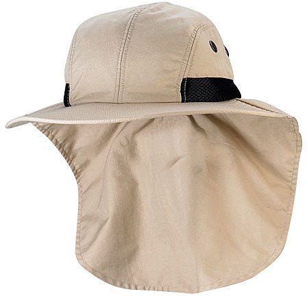 Large Bill Flap Cap Khaki - Get Tight Gear