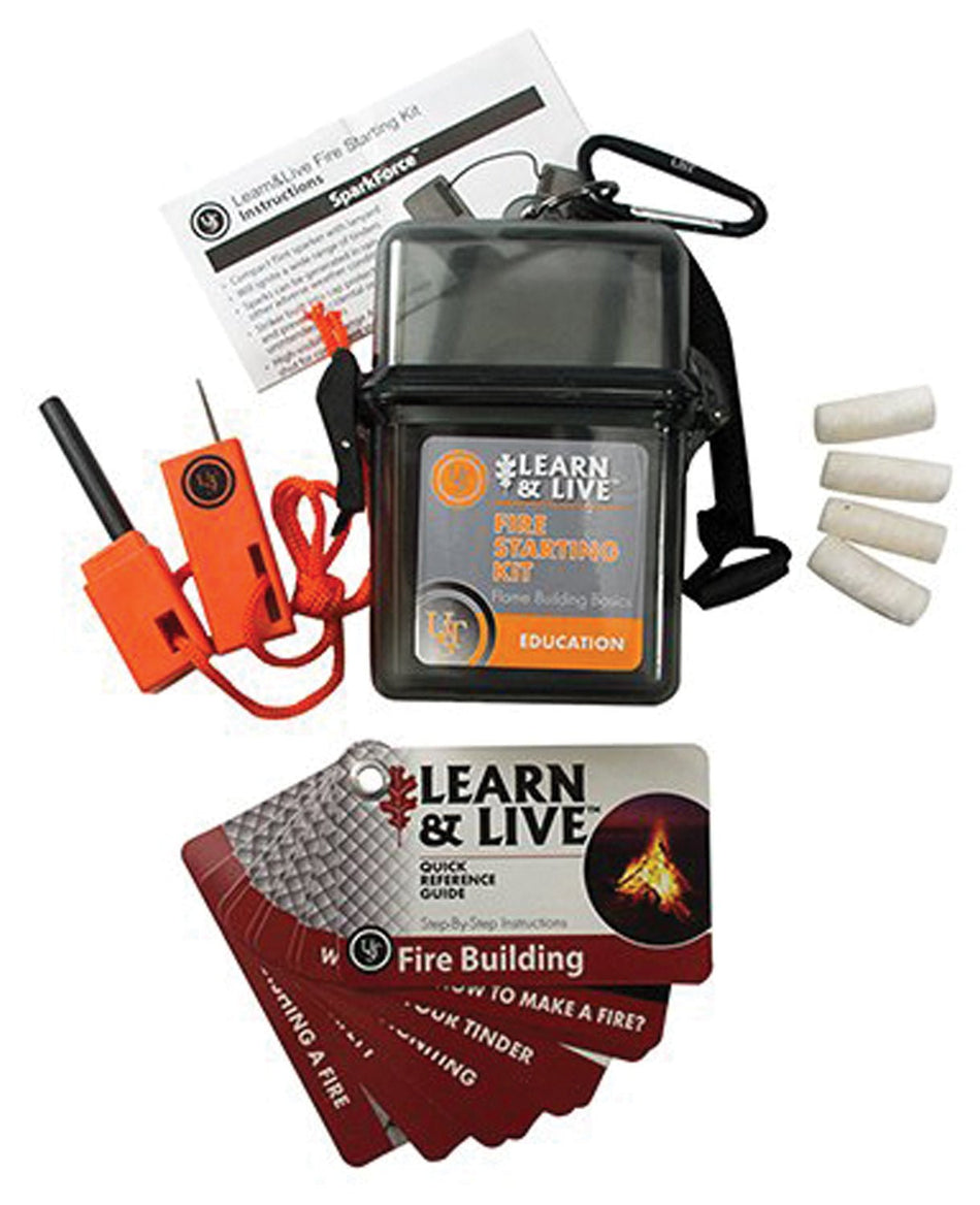 Learn& Live Fire Starting Kt - Get Tight Gear