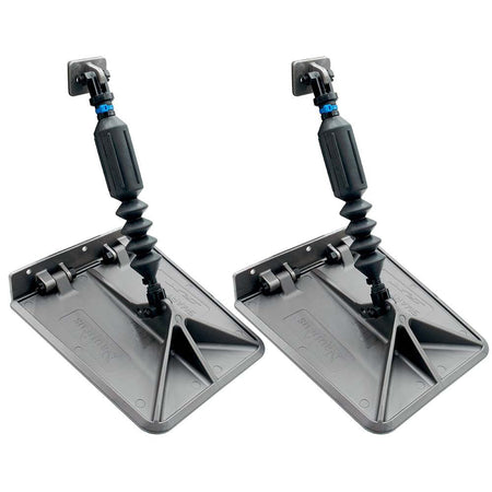 Lectrotab SX 9.5 x 10 Smart Tabs 13 - 15' Boats w/30lb Actuators - 30 - 40HP - Gunmetal Grey - Get Tight Gear