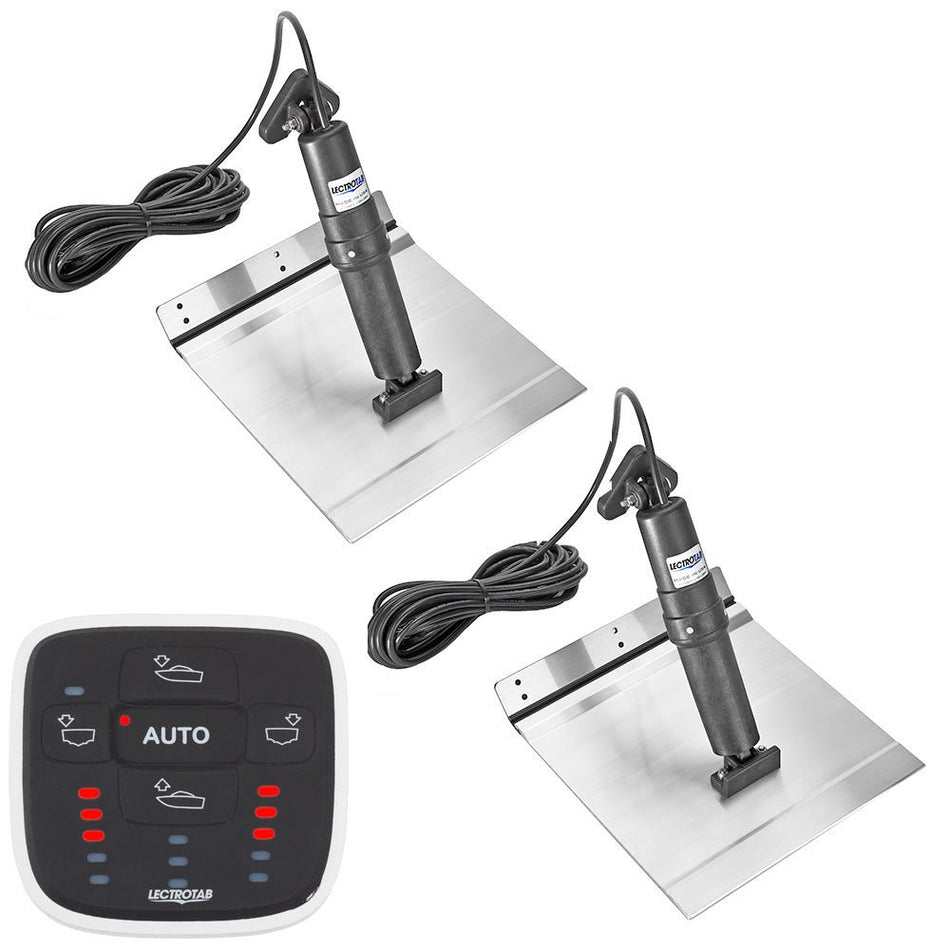 Lectrotab XKA Aluminum Alloy Trim Tab Kit w/ALC - 1 Control - 12 x 24 - Get Tight Gear