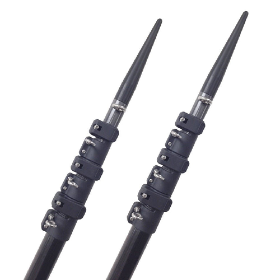 Lee's 18' Telescoping Carbon Fiber Outrigger Poles f/Sidewinder Mount - Get Tight Gear