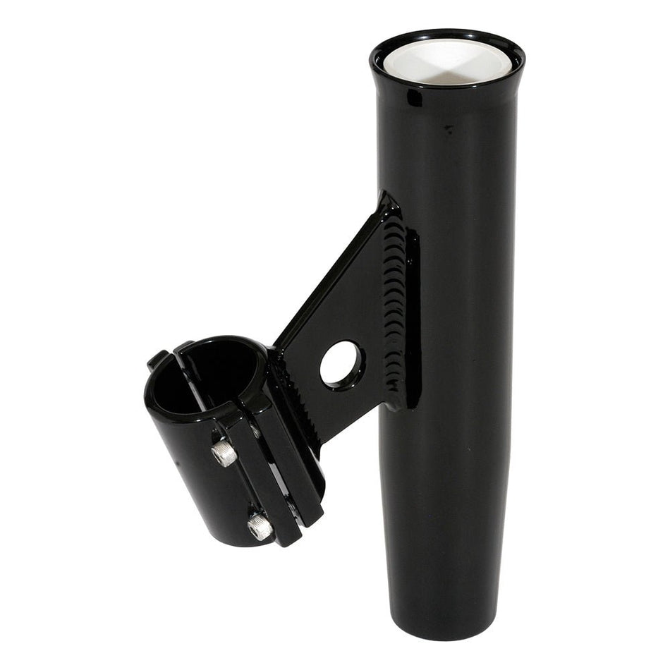 Lee's Clamp - On Rod Holder - Black Aluminum - Vertical Mount - Fits 2.375" O.D. Pipe - Get Tight Gear