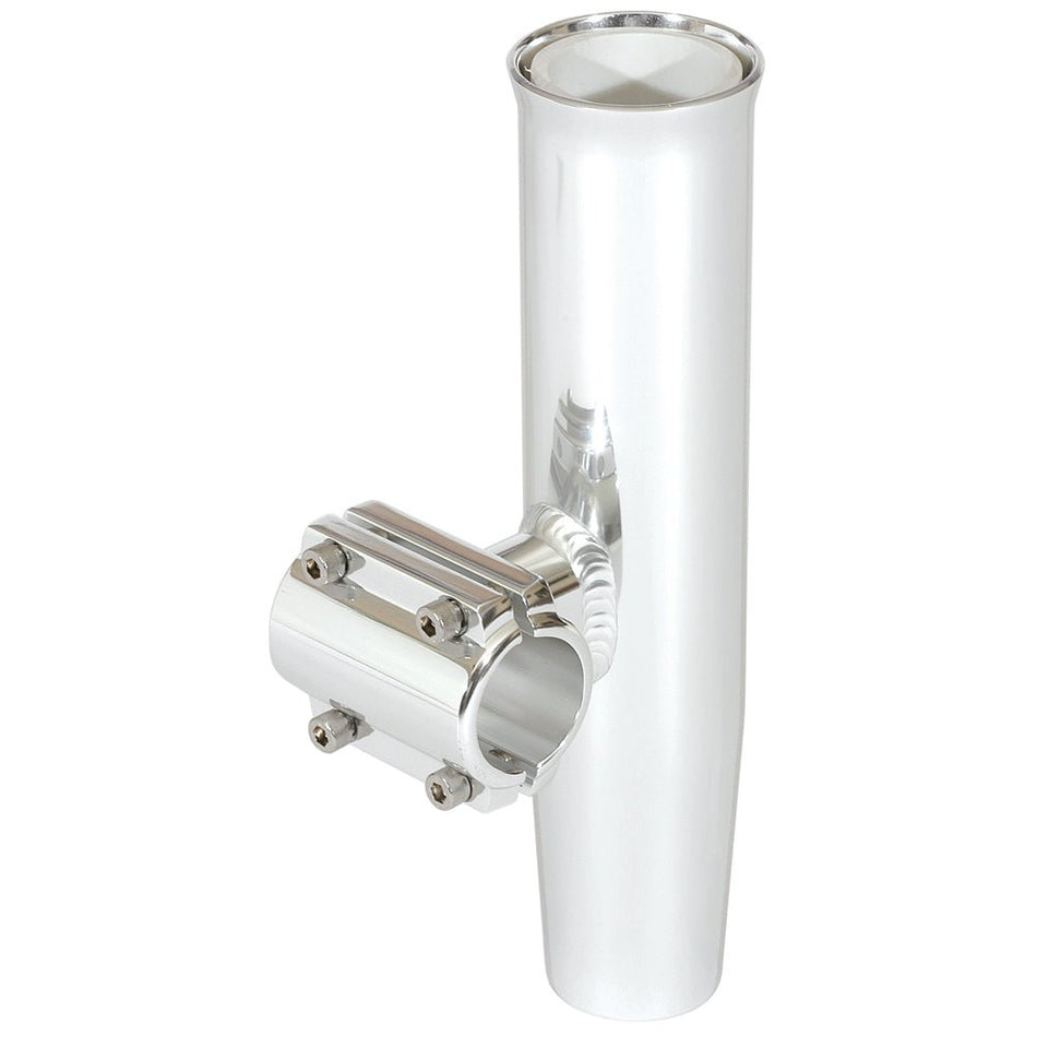 Lee's Clamp - On Rod Holder - Silver Aluminum - Horizontal Mount - Fits 1.315" O.D. Pipe - Get Tight Gear