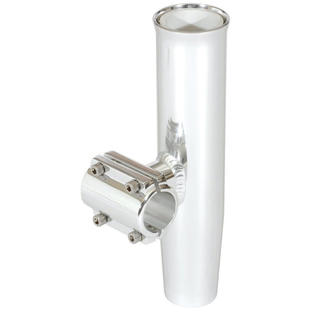 Lee's Clamp - On Rod Holder - Silver Aluminum - Horizontal Mount - Fits 1.900" O.D. Pipe - Get Tight Gear