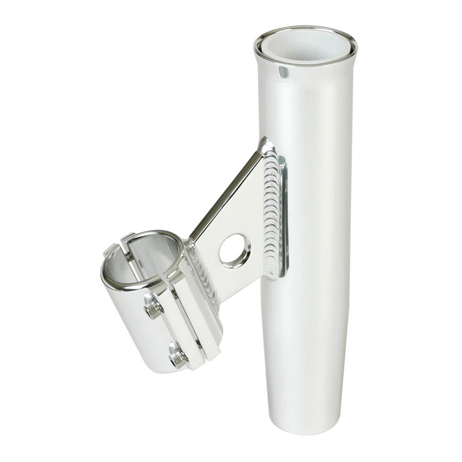 Lee's Clamp - On Rod Holder - Silver Aluminum - Vertical Mount - Fits 1.660" O.D. Pipe - Get Tight Gear