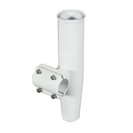 Lee's Clamp - On Rod Holder - White Aluminum - Horizontal Mount - Fits 1.900" O.D. Pipe - Get Tight Gear